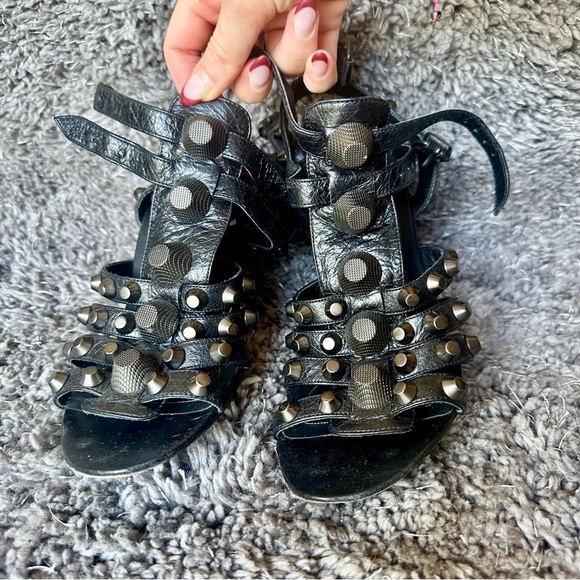 Balenciaga Cagole Wedge sandal heels - Picture 2 of 7